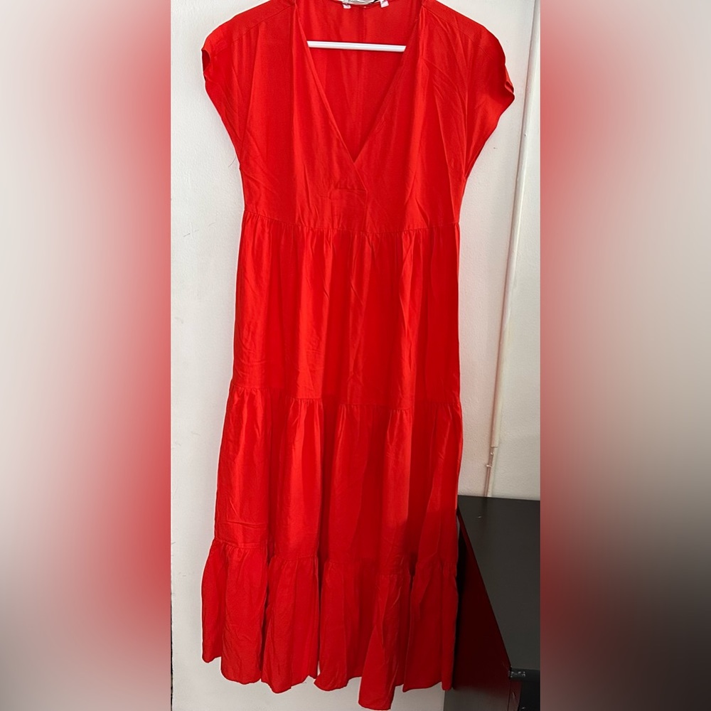 Zara bright red-orangey dress size XS